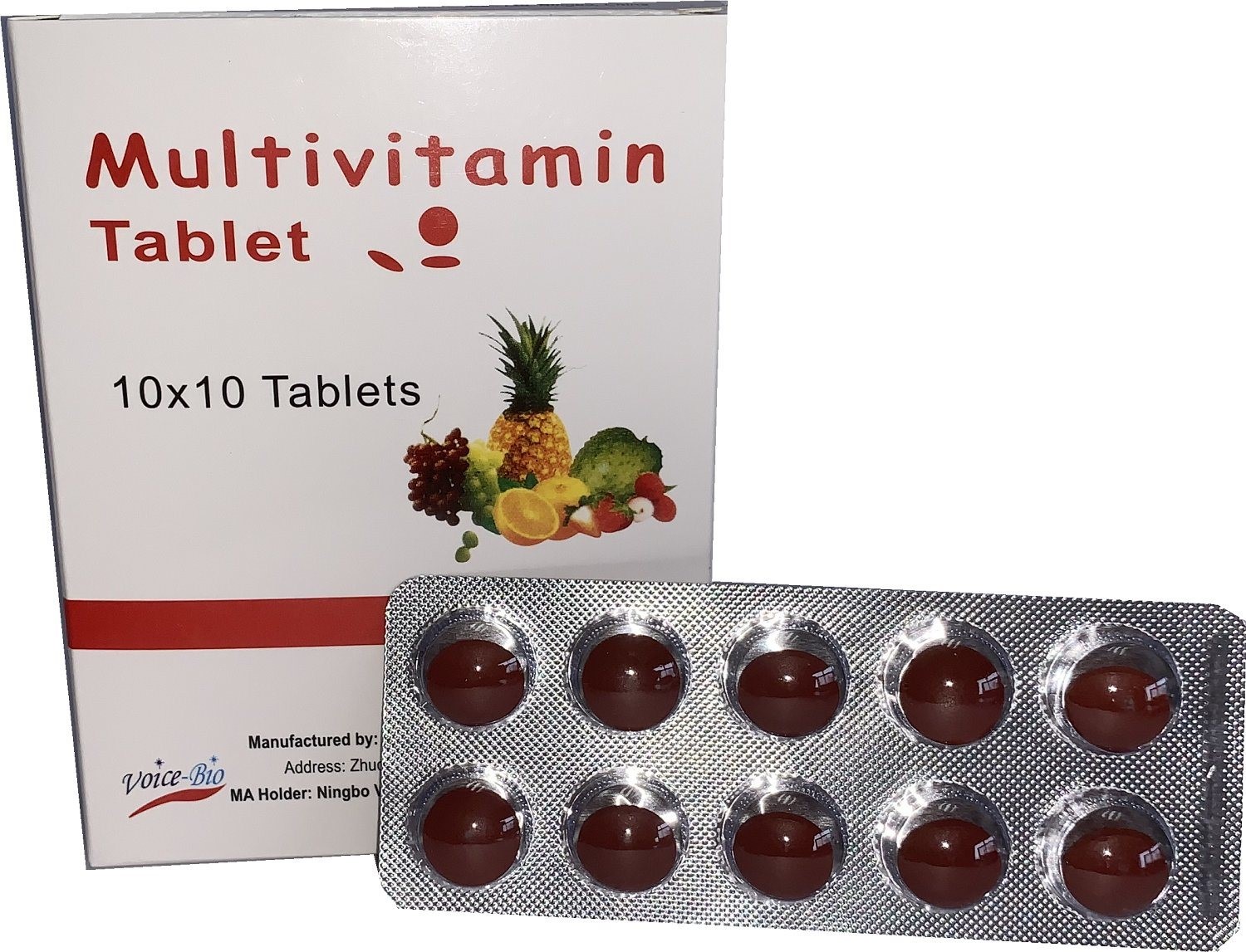 Multivitamin tablet 10×10